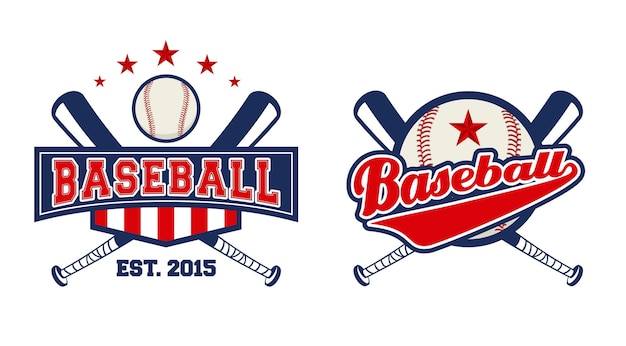 Ensemble de logos de baseball