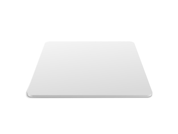 Ensemble de maquette de sous-verres de table carrée réaliste. Sous-bock carré, bierdeckel isolé sur fond blanc avec ombre.
