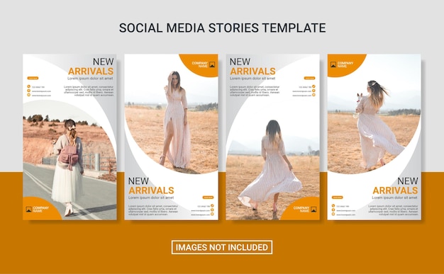 Ensemble de modèles de mode Instagram