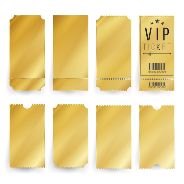 Ensemble De Modèles Vip Golden Ticket