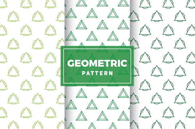 Ensemble de motifs géométriques. Des conceptions simples et minimalistes.