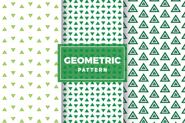 Ensemble de motifs géométriques. Des conceptions simples et minimalistes