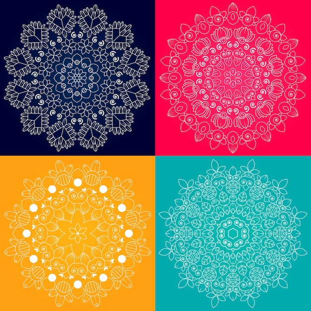 Un ensemble de nouveaux mandalas