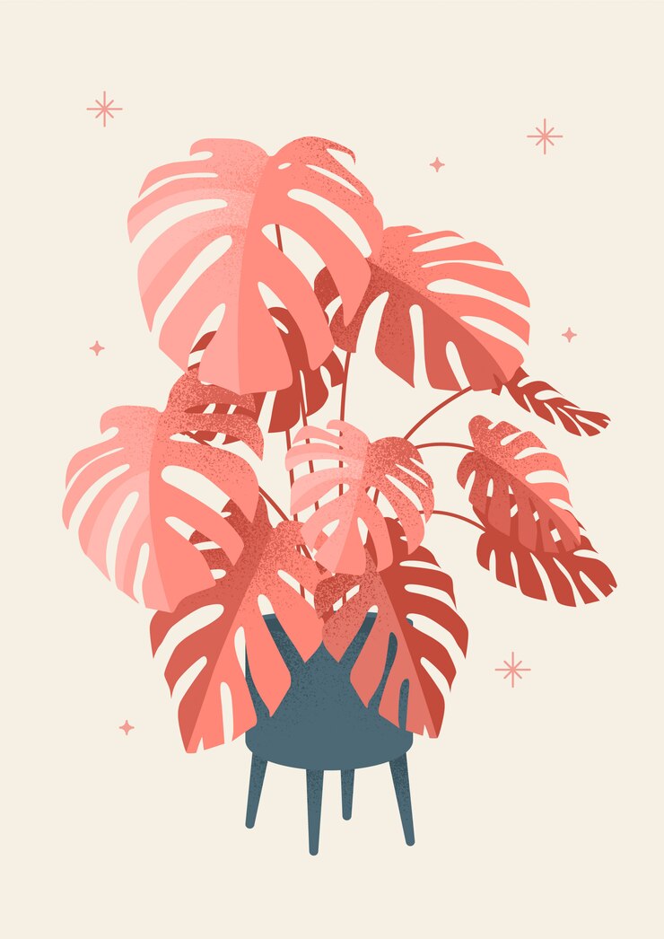Vecteur ensemble de plantes à la maison