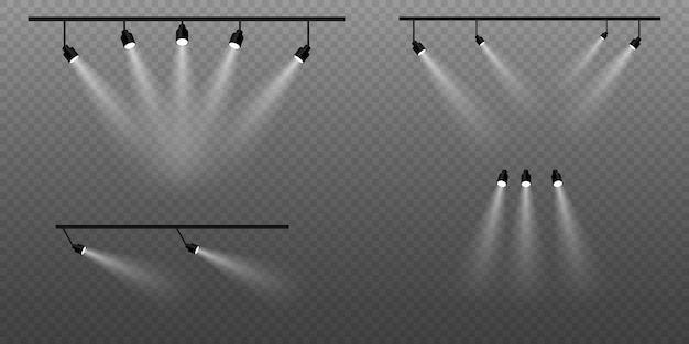 Ensemble de projecteurs à effet et de projecteurs lumineux