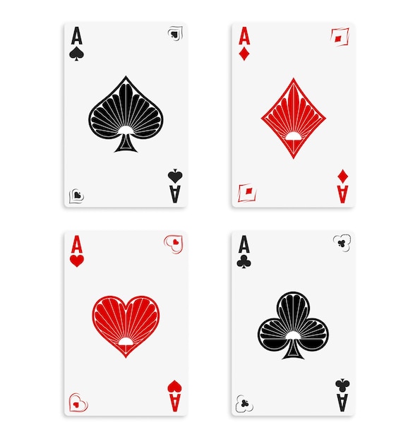 4x Pack de cartes à jouer 54 pièces - Jeux de cartes poker ou casino  laminés, Jeux