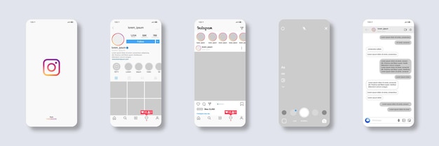 Un ensemble de quatre écrans de l'App Store.