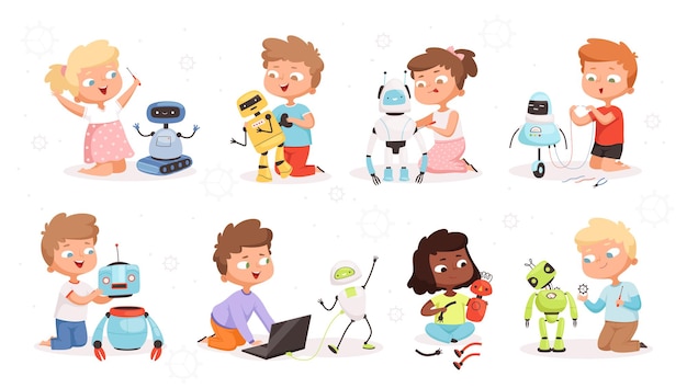 Ensemble de robots de programmation pour enfants