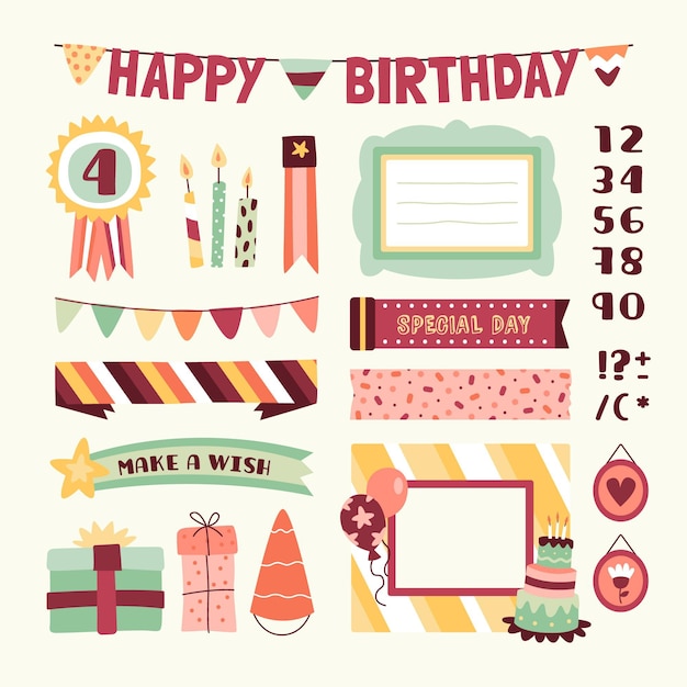 Ensemble De Scrapbooking Anniversaire