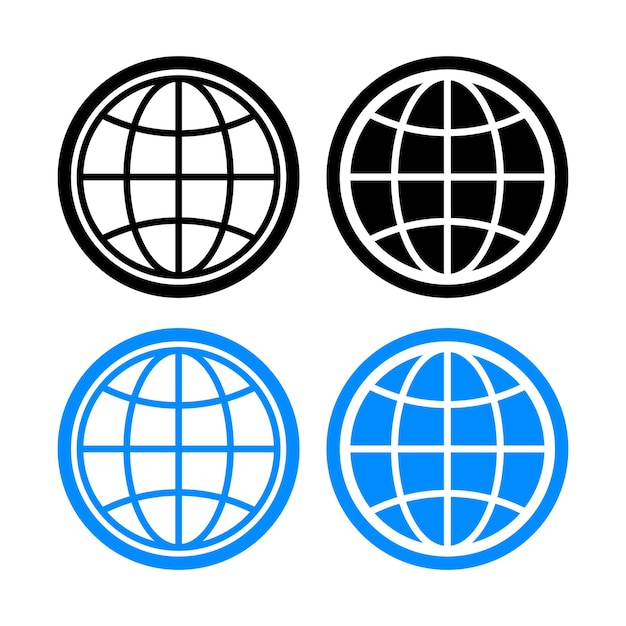 Ensemble simple de la grille du globe