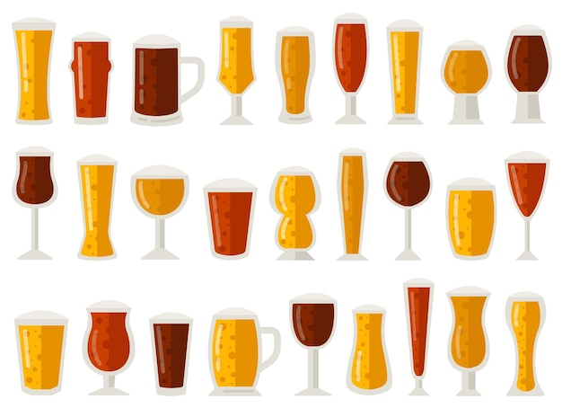Ensemble de tasses à verres à bière