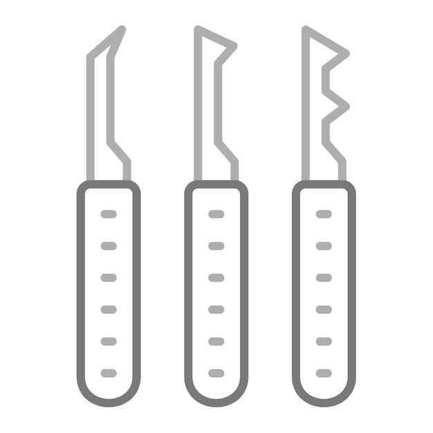 Vecteur un ensemble de trois seringues et une seringues