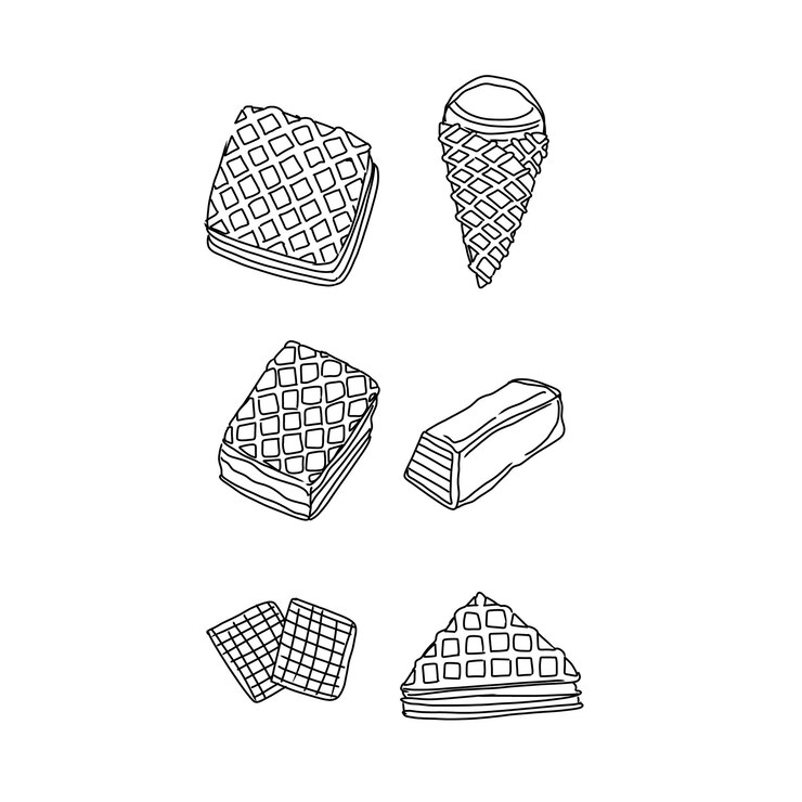 Vecteur ensemble de vecteurs d'illustrations de doodle dessinés à la main