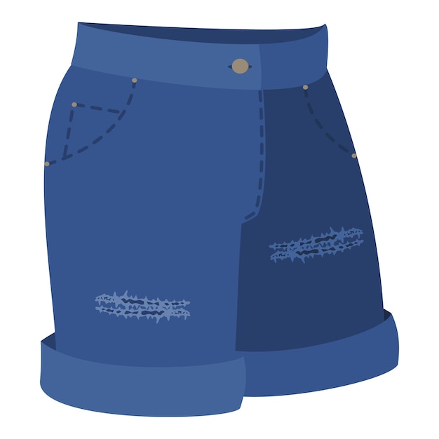 Ensemble de vecteurs plats isométriques 3D de styles de jeans article 10
