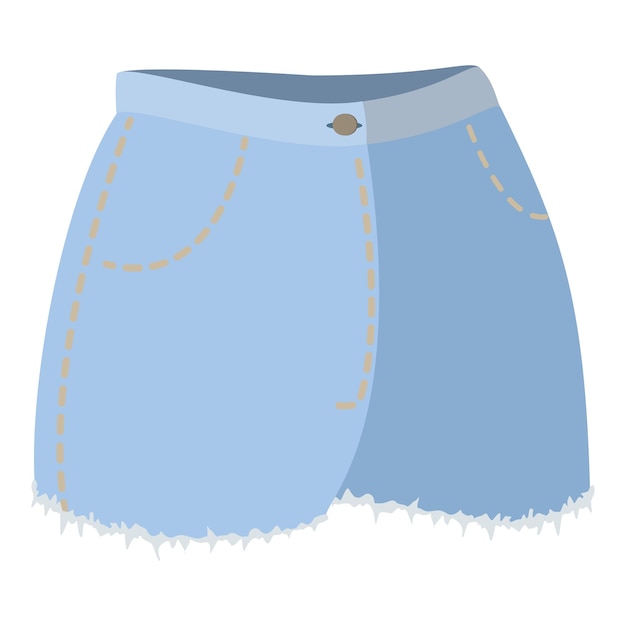 Ensemble de vecteurs plats isométriques 3D de styles de jeans