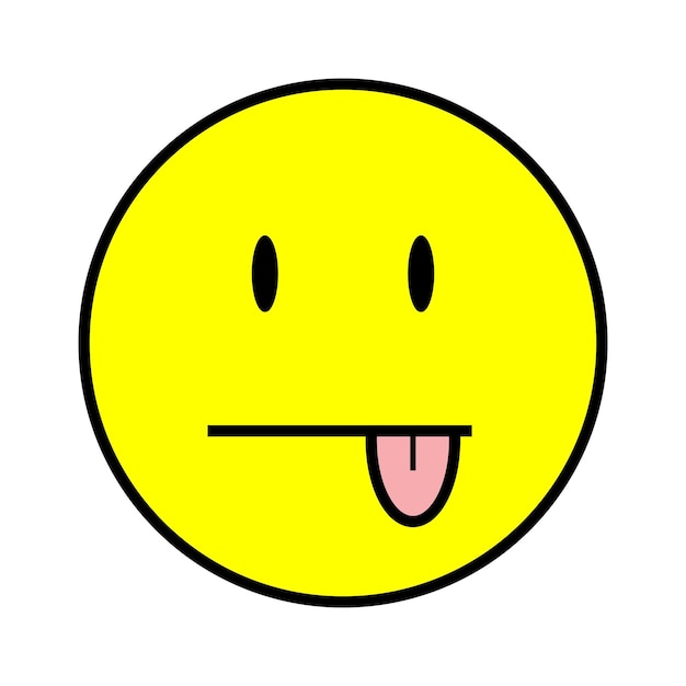Ensemble vectoriel de caractères emoticons Icône de visage Emoji avec expression isolée sur fond blanc pour