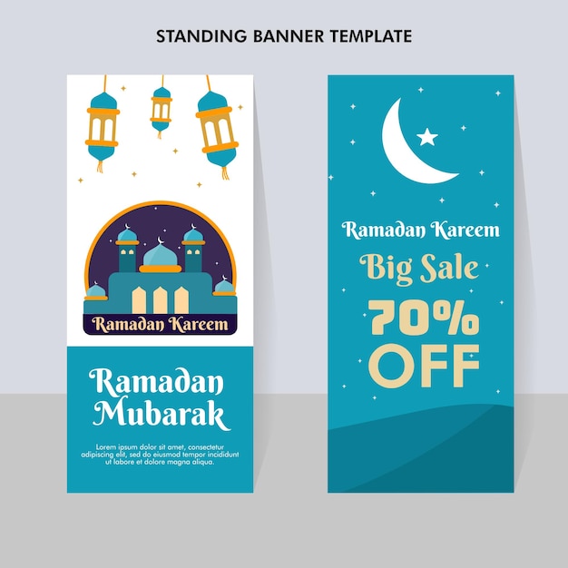 Ensemble Vectoriel Gratuit De Bannières Du Ramadan