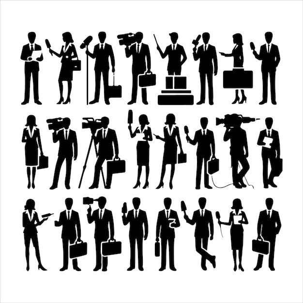 Ensemble vectoriel minimal du vecteur de silhouette du reporter