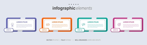 Ensemble vectoriel de vecteurs d'infographie d'entreprise