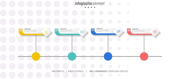 Vecteur ensemble vectoriel de vecteurs d'infographie d'entreprise