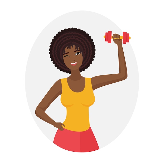 Entraîneur de fitness féminin