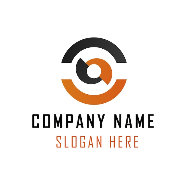 Entreprise de logo et espace de slogan