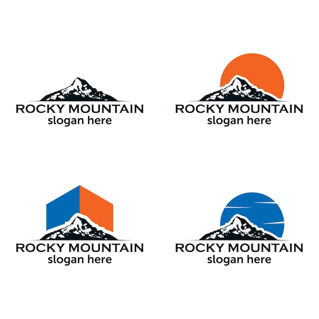 Entreprise De Logo De Montagne