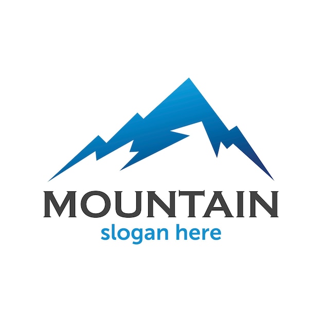 Entreprise de logo de montagne