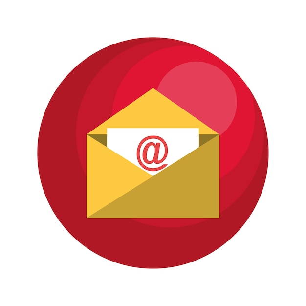 Enveloppe Email Avec Le Symbole D'arroba