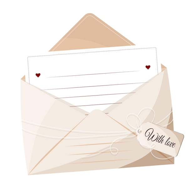 Enveloppe Lettre d'amour