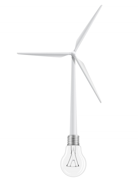 Éolienne Et Ampoule Connectées.