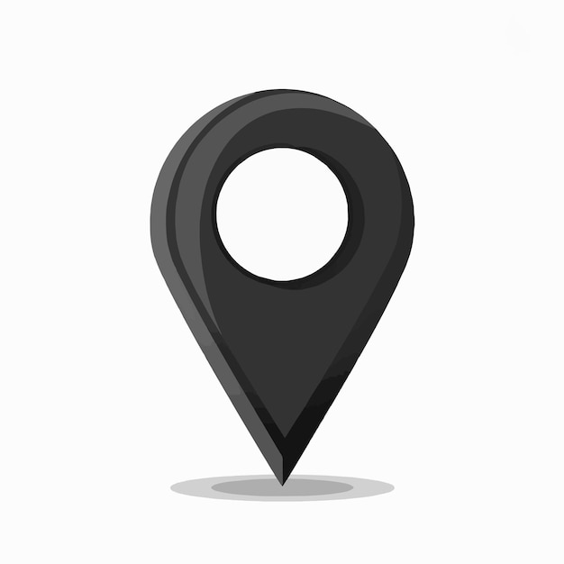 Une épingle de localisation couramment utilisée dans les cartes et les applications de navigation