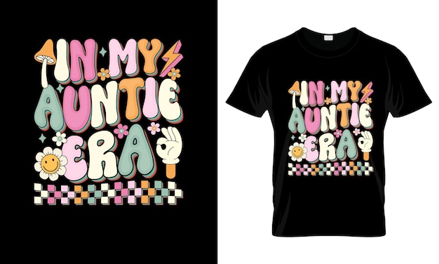 À L'époque De Ma Tante, Les T-shirts Graphiques Colorés Et Les T-shirt Groovy étaient Conçus