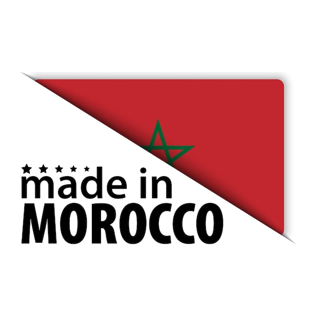 Vecteur eps10 vector arrière-plan patriotique avec les couleurs du drapeau du maroc