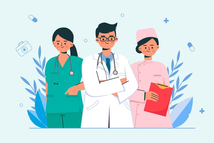 l'équipe de médecins
