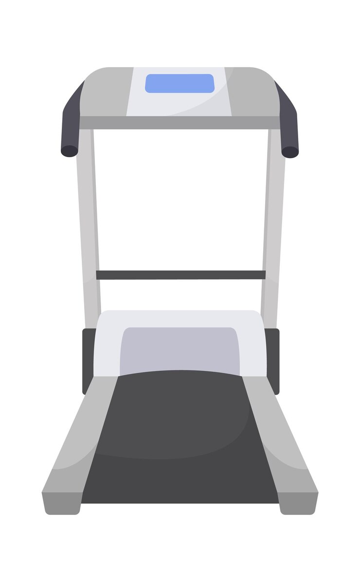 Vecteur équipement de course sur tapis roulant