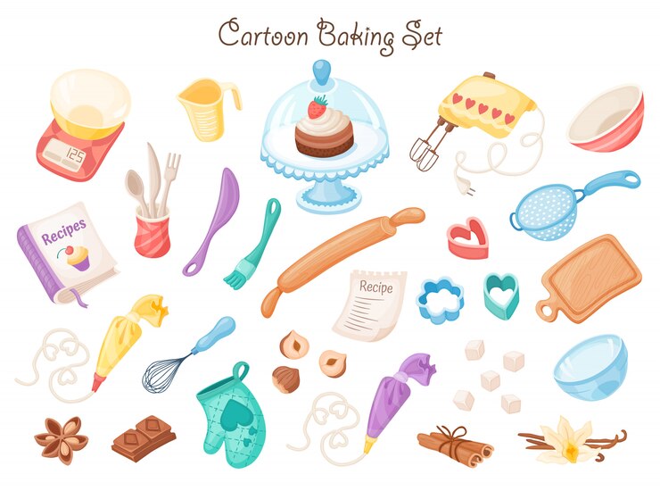 Équipement de cuisson de dessin animé