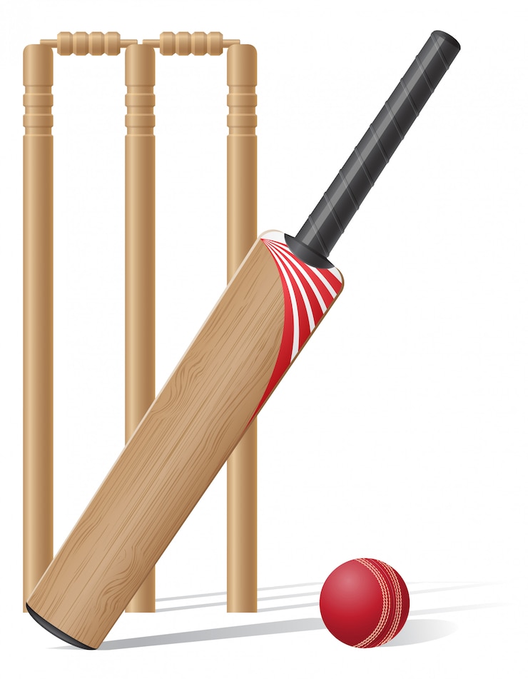 Vecteur équipement de jeu pour l&#39;illustration vectorielle de cricket