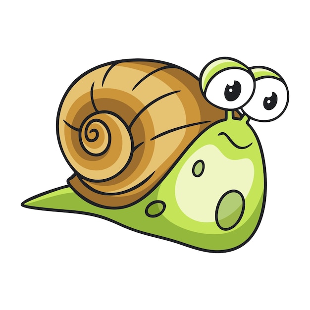 Escargot De Marche Illustration De Dessin Animé