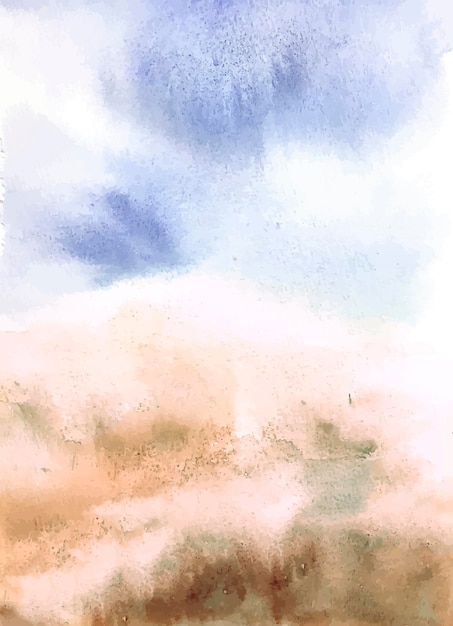 Vecteur espace de fond de texture aquarelle pour le texte