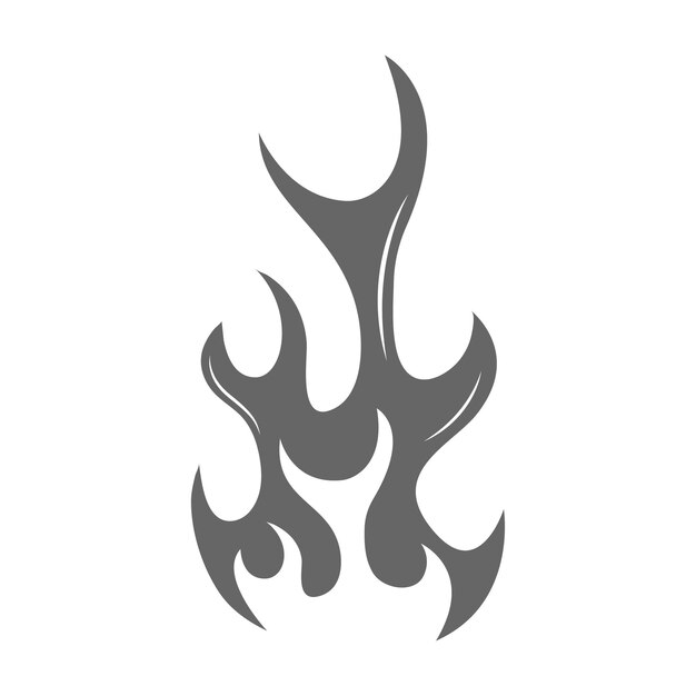 C'est La Conception D'illustration Vectorielle De Logo De Feu