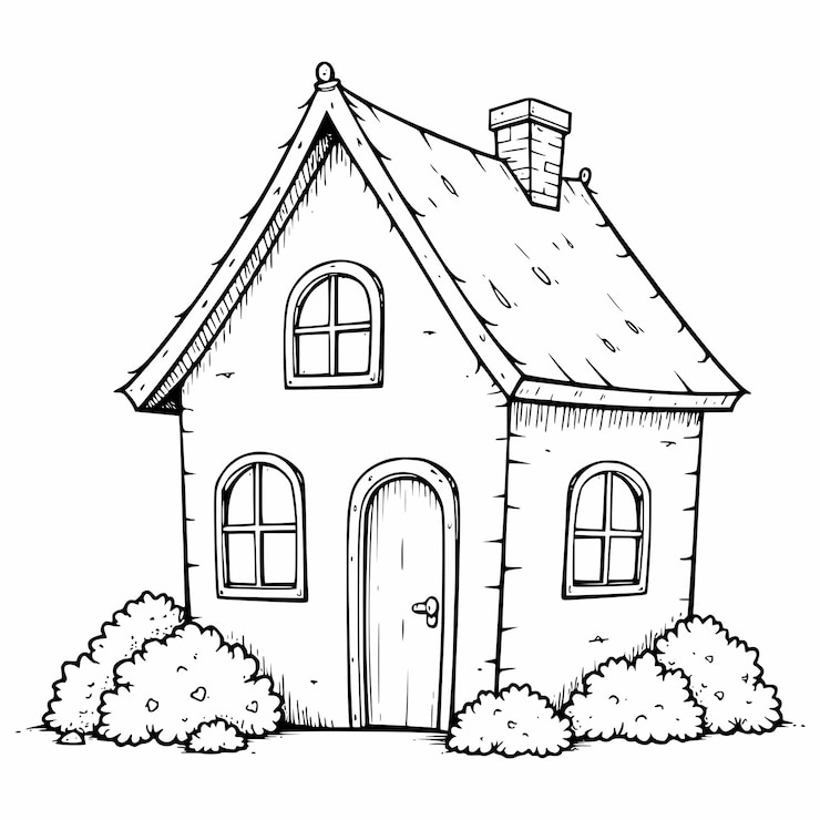 Vecteur c'est une maison mignonne pour les enfants.