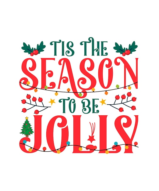 C'est la saison du design de t-shirt de Noël
