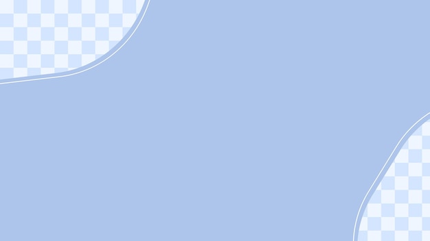 Esthétique Mignon Pastel Bleu Dames Abstrait Illustration Parfaite Pour Fond D'écran Fond D'écran Carte Postale Et Bannière