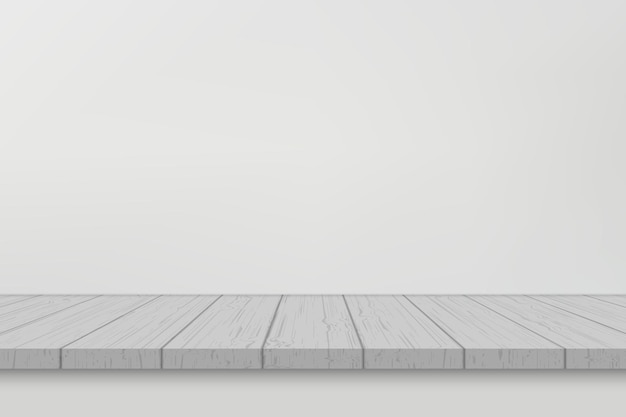 Étagère vide sur mur blanc