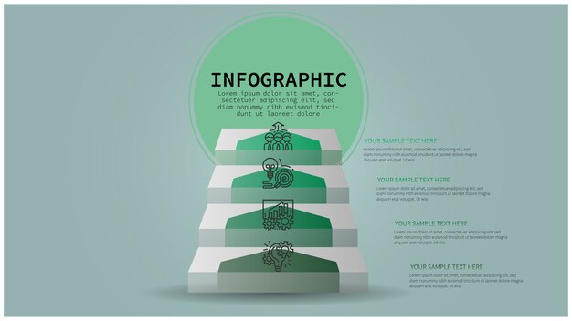 Etape Business Infographique