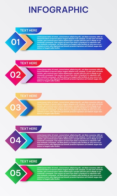 Étape Infographique Pour Les Entreprises