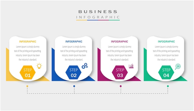 Étapes Infographiques Pour Les Entrepreneurs Du Futur