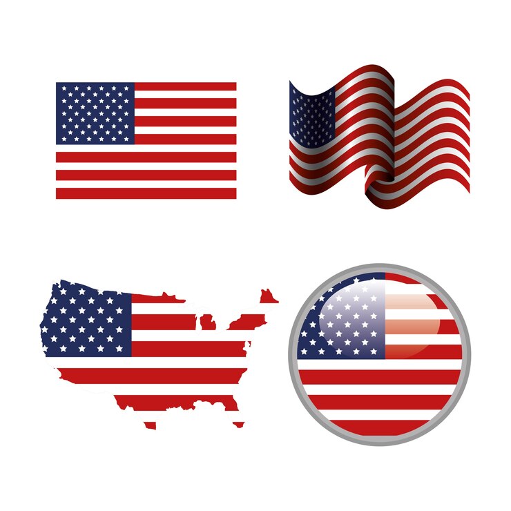 Vecteur etats-unis