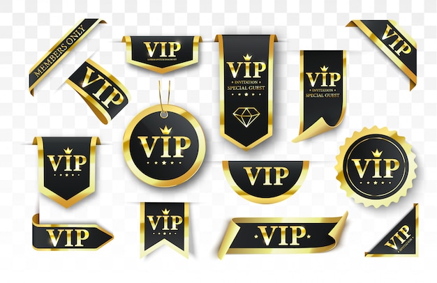 Étiquette, Badge Ou étiquette Vip.